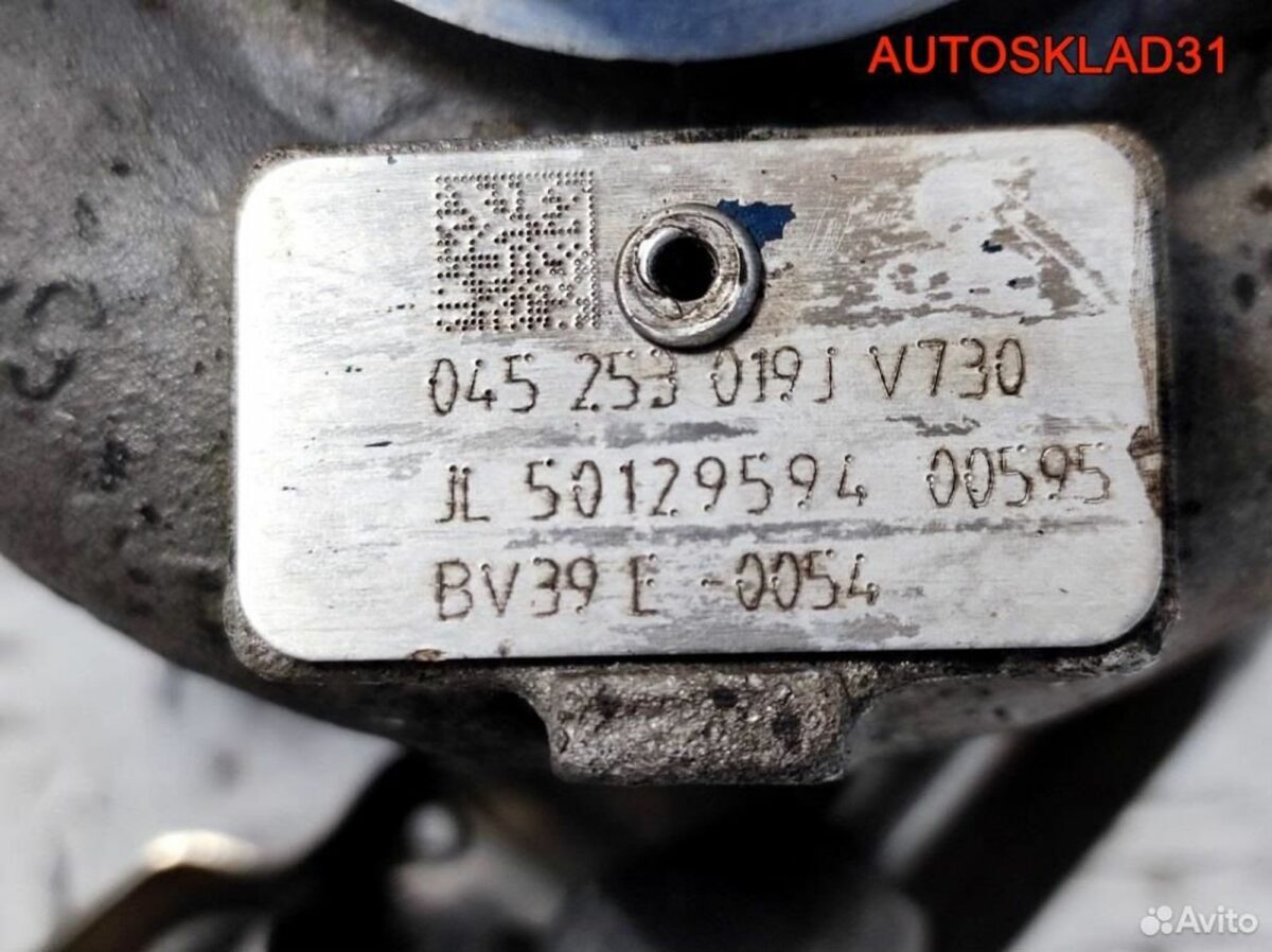 Турбина Skoda Fabia 2 1,4 TDI 045253019J - АвтоСклад31.рф - авторазборка контрактные б/у запчасти в г. Белгород
