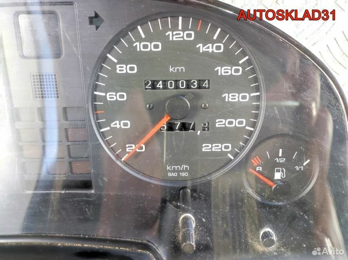 Панель приборов Audi 80 B4 8A0919033CA Дизель - АвтоСклад31.рф - авторазборка контрактные б/у запчасти в г. Белгород
