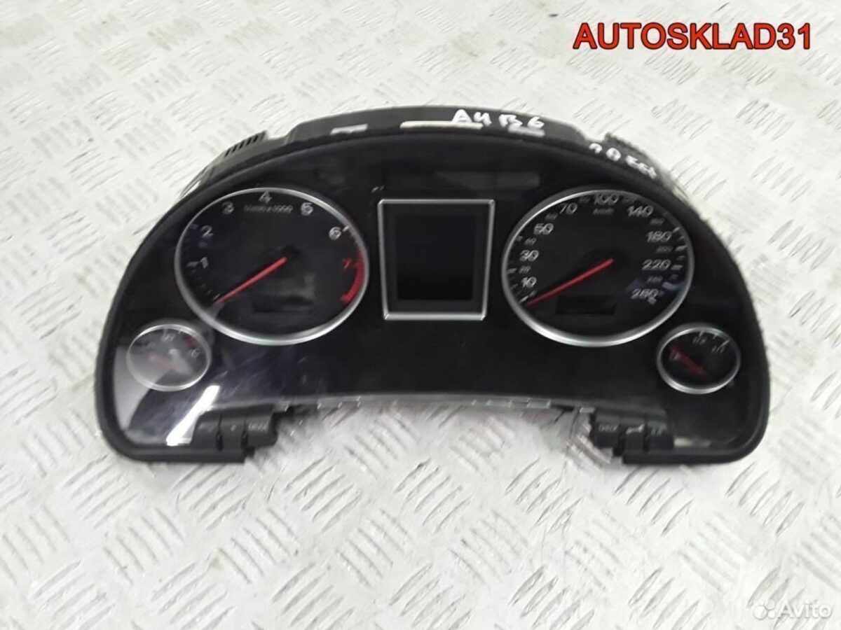 Панель приборов Audi A4 B6 8E0920900N бензин - АвтоСклад31.рф - авторазборка контрактные б/у запчасти в г. Белгород