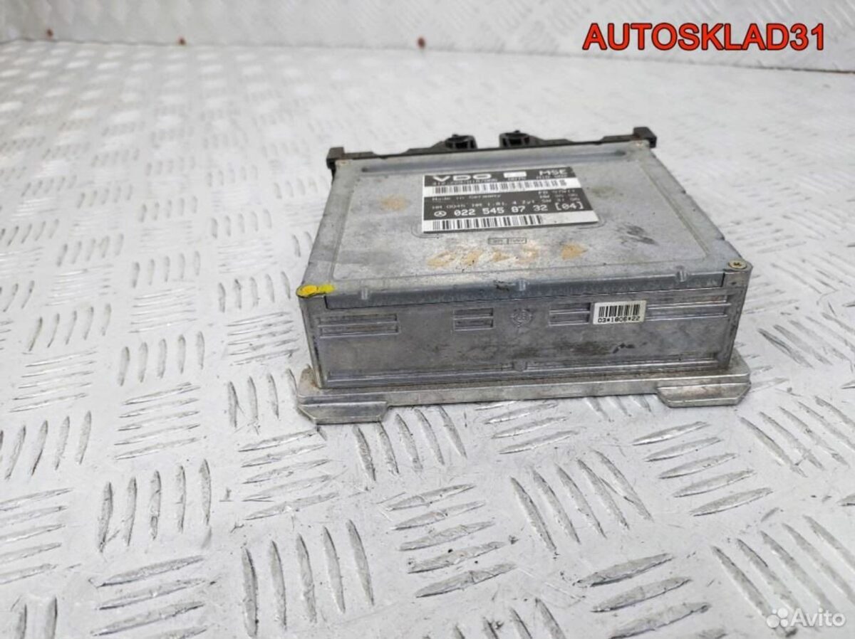 Блок эбу Mercedes Benz W202 C180 M111 A0225458732 - АвтоСклад31.рф - авторазборка контрактные б/у запчасти в г. Белгород