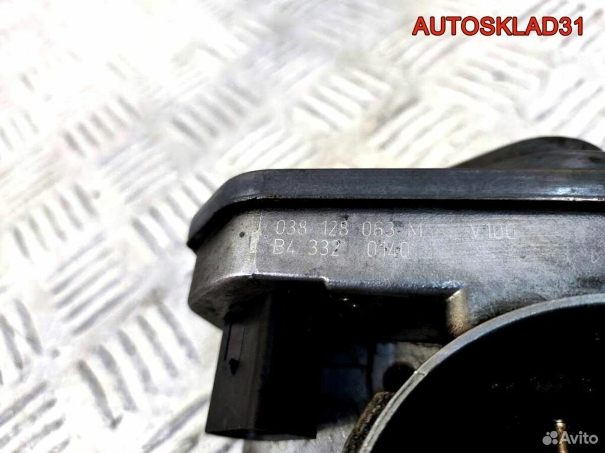 Заслонка дроссельная VW Golf 5 038128063M Дизель - АвтоСклад31.рф - авторазборка контрактные б/у запчасти в г. Белгород