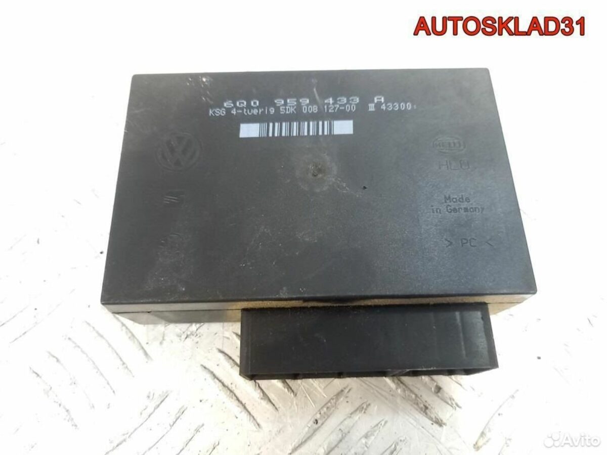 Блок комфорта Skoda Fabia 6Q0959433A - АвтоСклад31.рф - авторазборка контрактные б/у запчасти в г. Белгород