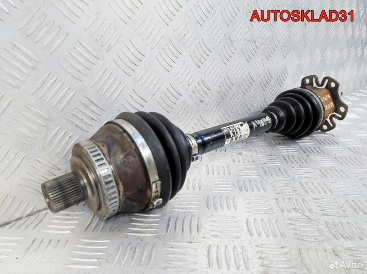 Полуось передняя левая Audi A4 B6 8E0407271T АКПП - АвтоСклад31.рф - авторазборка контрактные б/у запчасти в г. Белгород