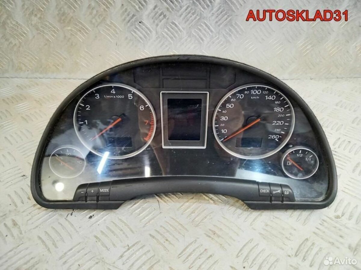Панель приборов Audi A4 B6 3.0 8E0920900H бензин - АвтоСклад31.рф - авторазборка контрактные б/у запчасти в г. Белгород