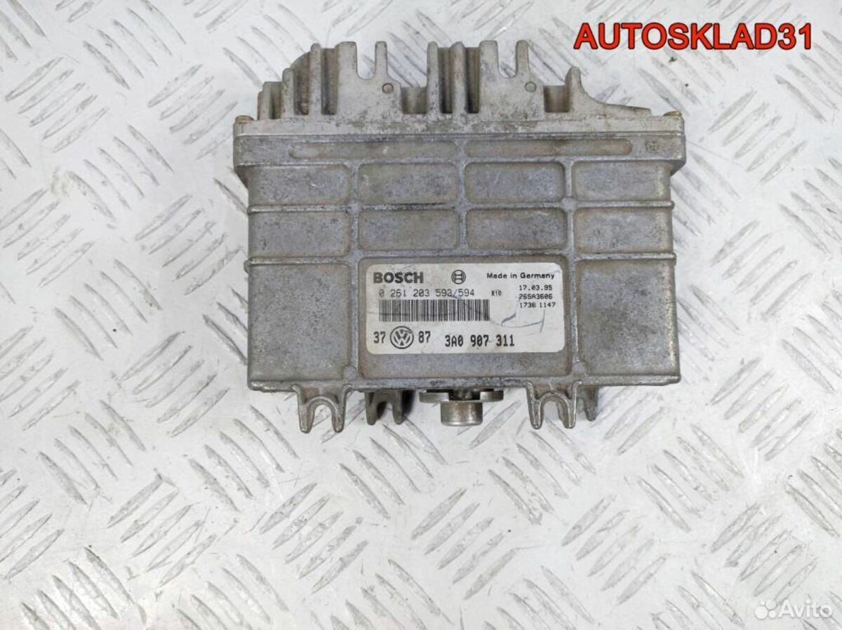 Блок эбу Vоlkswagеn Golf 3 1.8 ADZ 3A0907311Бензин - АвтоСклад31.рф - авторазборка контрактные б/у запчасти в г. Белгород