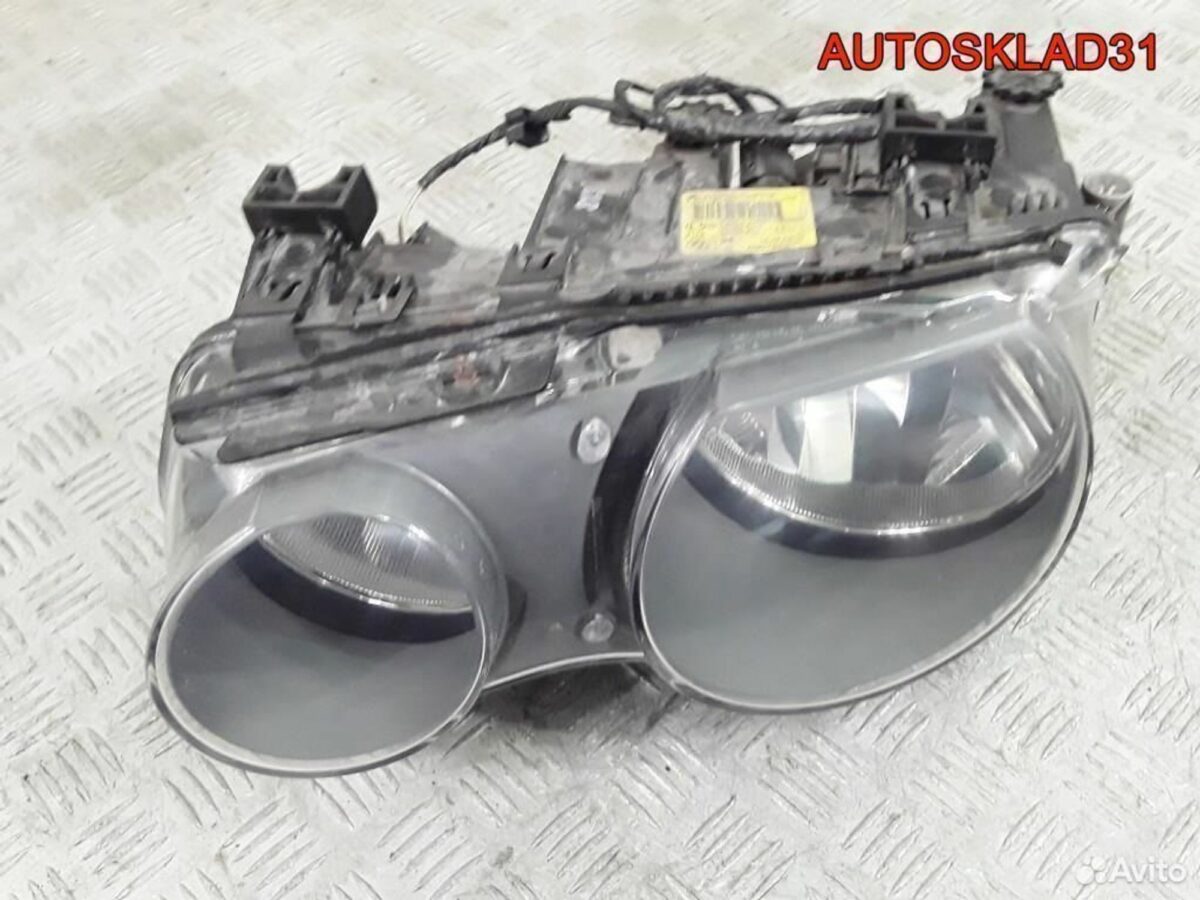 Фара левая BMW E46 Компакт 63126901969 - АвтоСклад31.рф - авторазборка контрактные б/у запчасти в г. Белгород