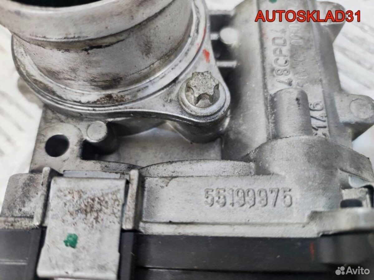Дроссельная заслонка Opel Vectra C Z19DTH 55199975 - АвтоСклад31.рф - авторазборка контрактные б/у запчасти в г. Белгород