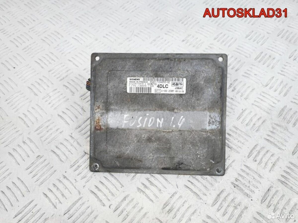 Блок эбу Ford Fusion 6S6112A650GC 1.4 Бензин - АвтоСклад31.рф - авторазборка контрактные б/у запчасти в г. Белгород