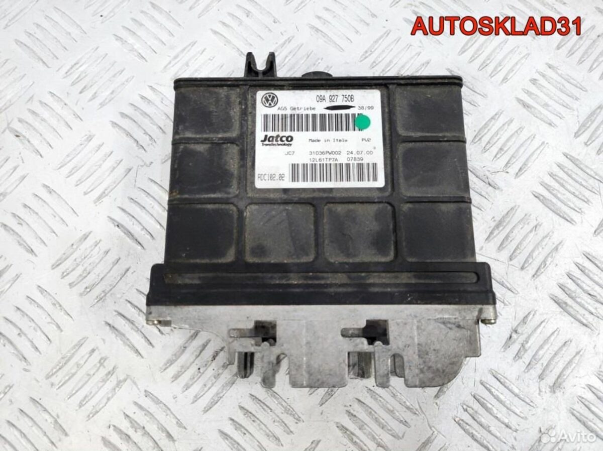 Блок управления АКПП Volkswagen Golf 4 09A927750B - АвтоСклад31.рф - авторазборка контрактные б/у запчасти в г. Белгород