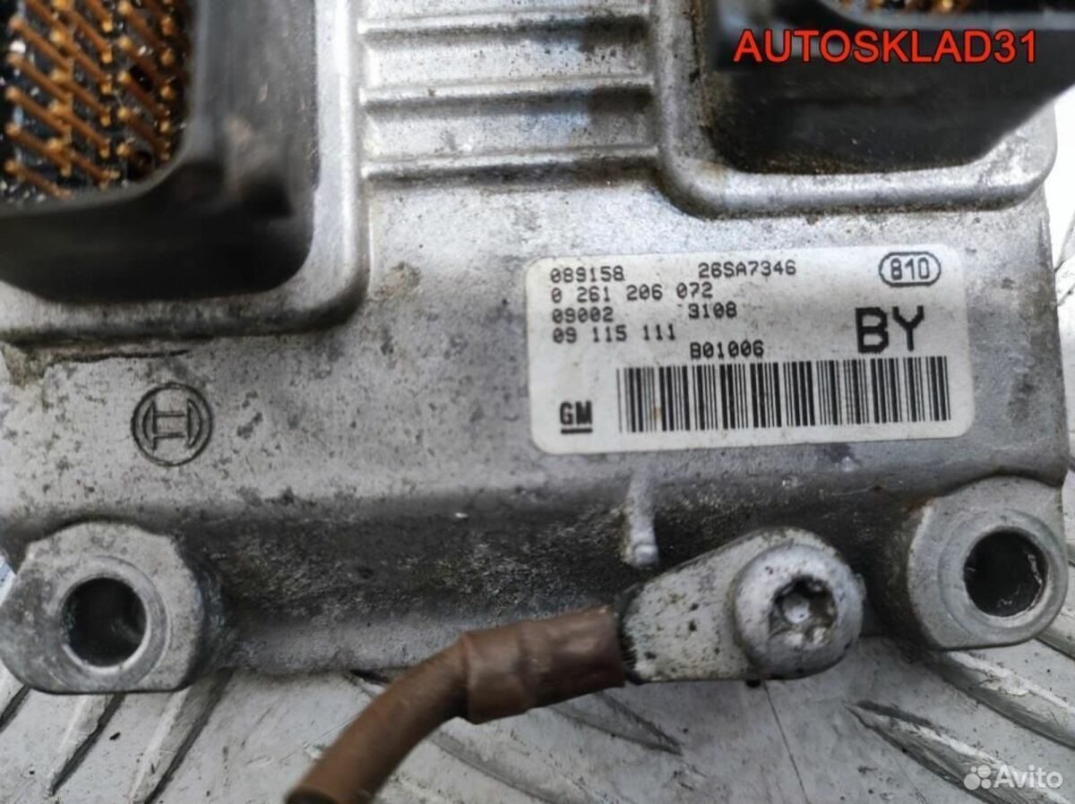 Блок эбу Opel Corsa C 1.0 Z10XE 09115111 Бензин - АвтоСклад31.рф - авторазборка контрактные б/у запчасти в г. Белгород