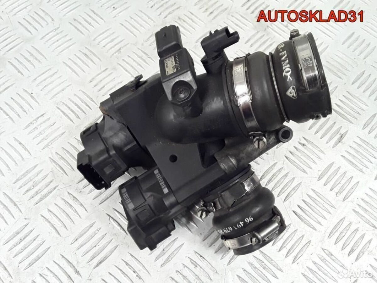Заслонка дроссельная Ford Focus 2 9655971880 - АвтоСклад31.рф - авторазборка контрактные б/у запчасти в г. Белгород