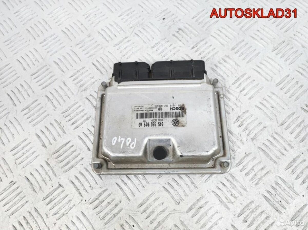 Блок эбу VW Polo 1.4 BAY 045906019AQ Дизель - АвтоСклад31.рф - авторазборка контрактные б/у запчасти в г. Белгород