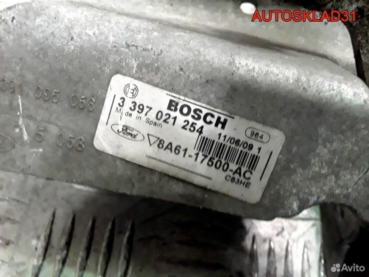 Трапеция дворников Ford Fiesta 8A6117500AC - АвтоСклад31.рф - авторазборка контрактные б/у запчасти в г. Белгород