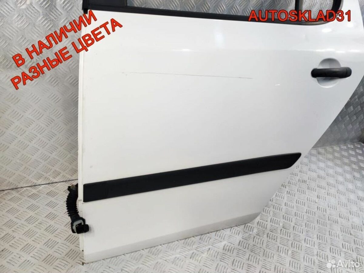 Дверь задняя левая Skoda Fabia 5J6833056 Хетчбэк - АвтоСклад31.рф - авторазборка контрактные б/у запчасти в г. Белгород