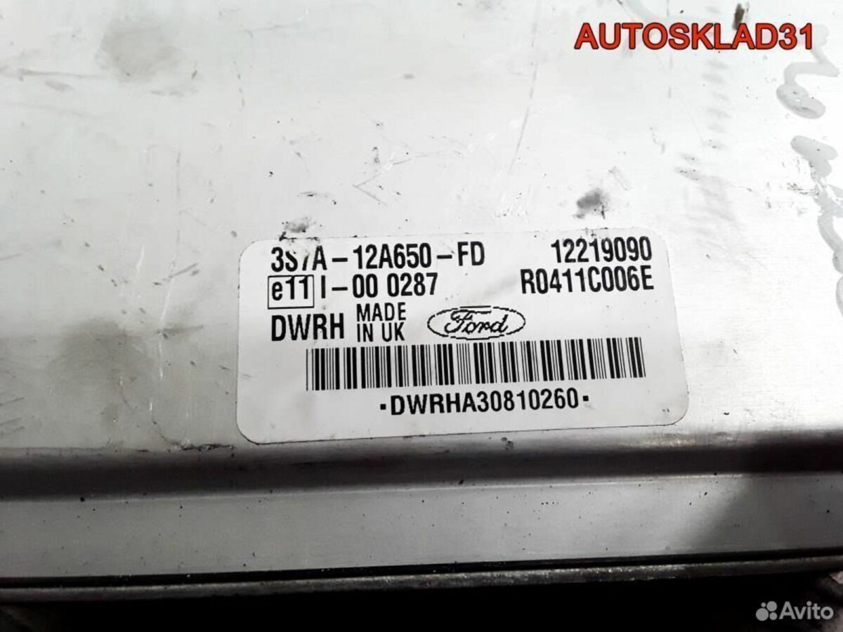 Блок эбу Ford Mondeo 3 2,0 3s7a12a650fd дизель - АвтоСклад31.рф - авторазборка контрактные б/у запчасти в г. Белгород