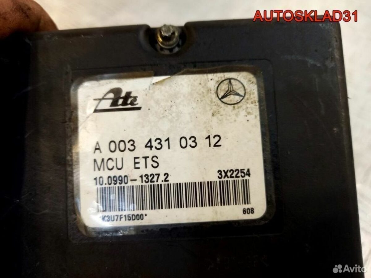 Блок ABS Mercedes Benz W202 A0034310312 - АвтоСклад31.рф - авторазборка контрактные б/у запчасти в г. Белгород