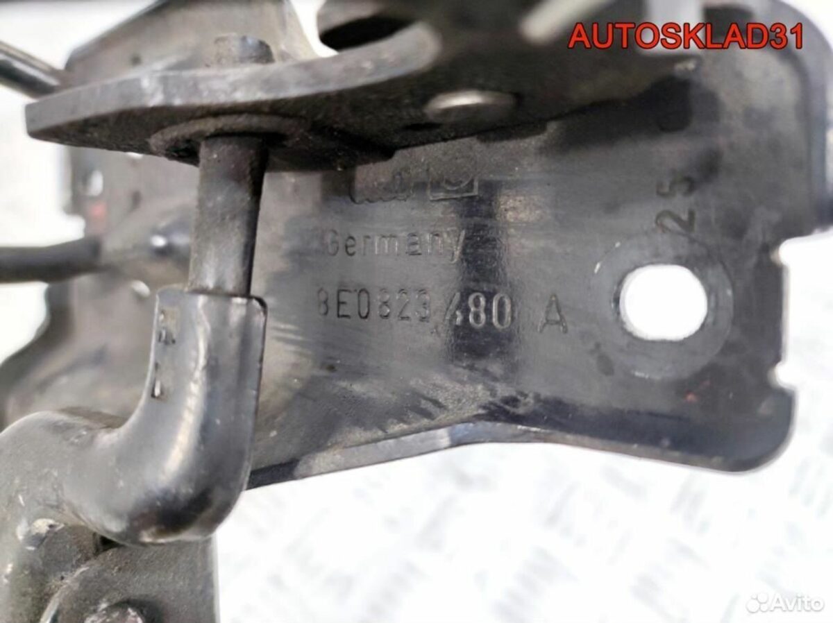 Замок капота Audi A4 B6 8E0823480A - АвтоСклад31.рф - авторазборка контрактные б/у запчасти в г. Белгород