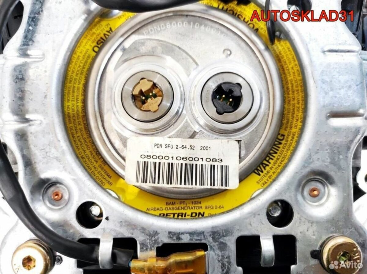 Подушка безопасности в руль Ford Mondeo 3 - АвтоСклад31.рф - авторазборка контрактные б/у запчасти в г. Белгород