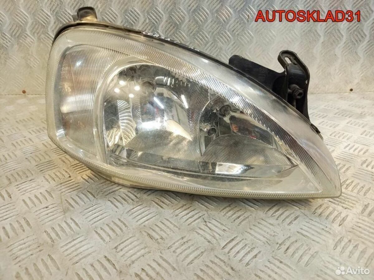 Фара правая Opel Corsa C 2000-2006 9196232 - АвтоСклад31.рф - авторазборка контрактные б/у запчасти в г. Белгород
