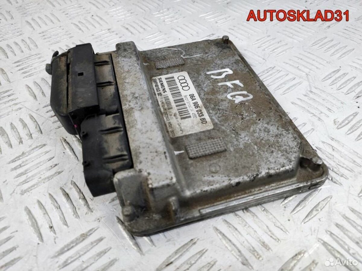 Блок эбу Audi A3 8L1 1.6 BFQ 06A906033BD Бензин - АвтоСклад31.рф - авторазборка контрактные б/у запчасти в г. Белгород