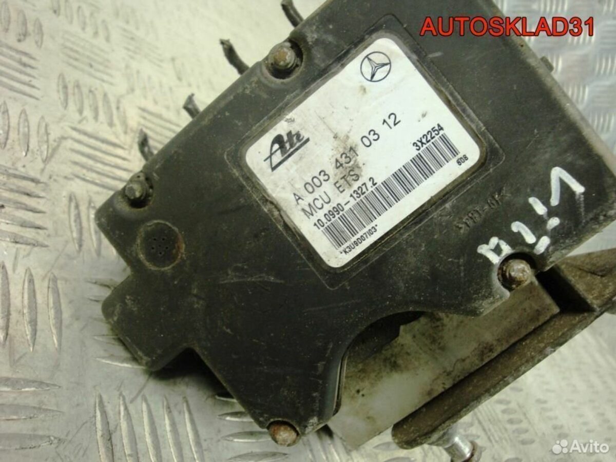 Блок абс ABS Mercedes Benz W210 А0034310312 - АвтоСклад31.рф - авторазборка контрактные б/у запчасти в г. Белгород