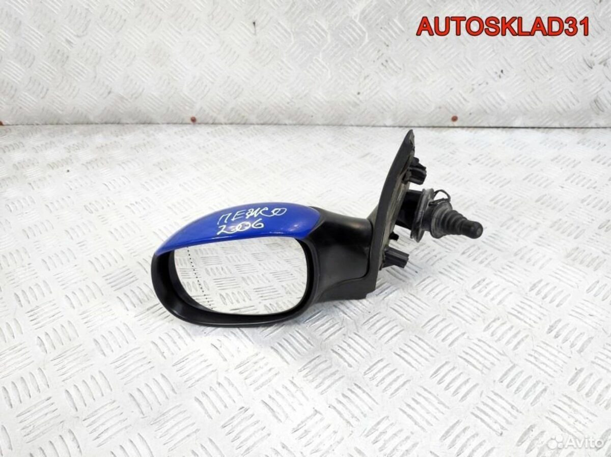 Зеркало левое механическое Peugeot 206 8148YC - АвтоСклад31.рф - авторазборка контрактные б/у запчасти в г. Белгород