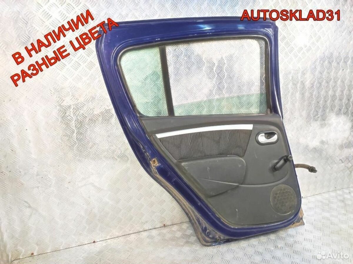 Дверь задняя левая Renault Sandero 821018232R - АвтоСклад31.рф - авторазборка контрактные б/у запчасти в г. Белгород