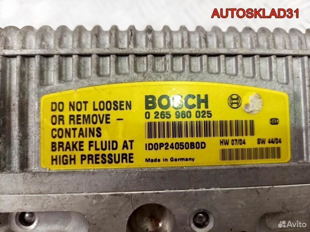 Блок абс ABS SBC Mercedes Benz W211 A0054317212 - АвтоСклад31.рф - авторазборка контрактные б/у запчасти в г. Белгород