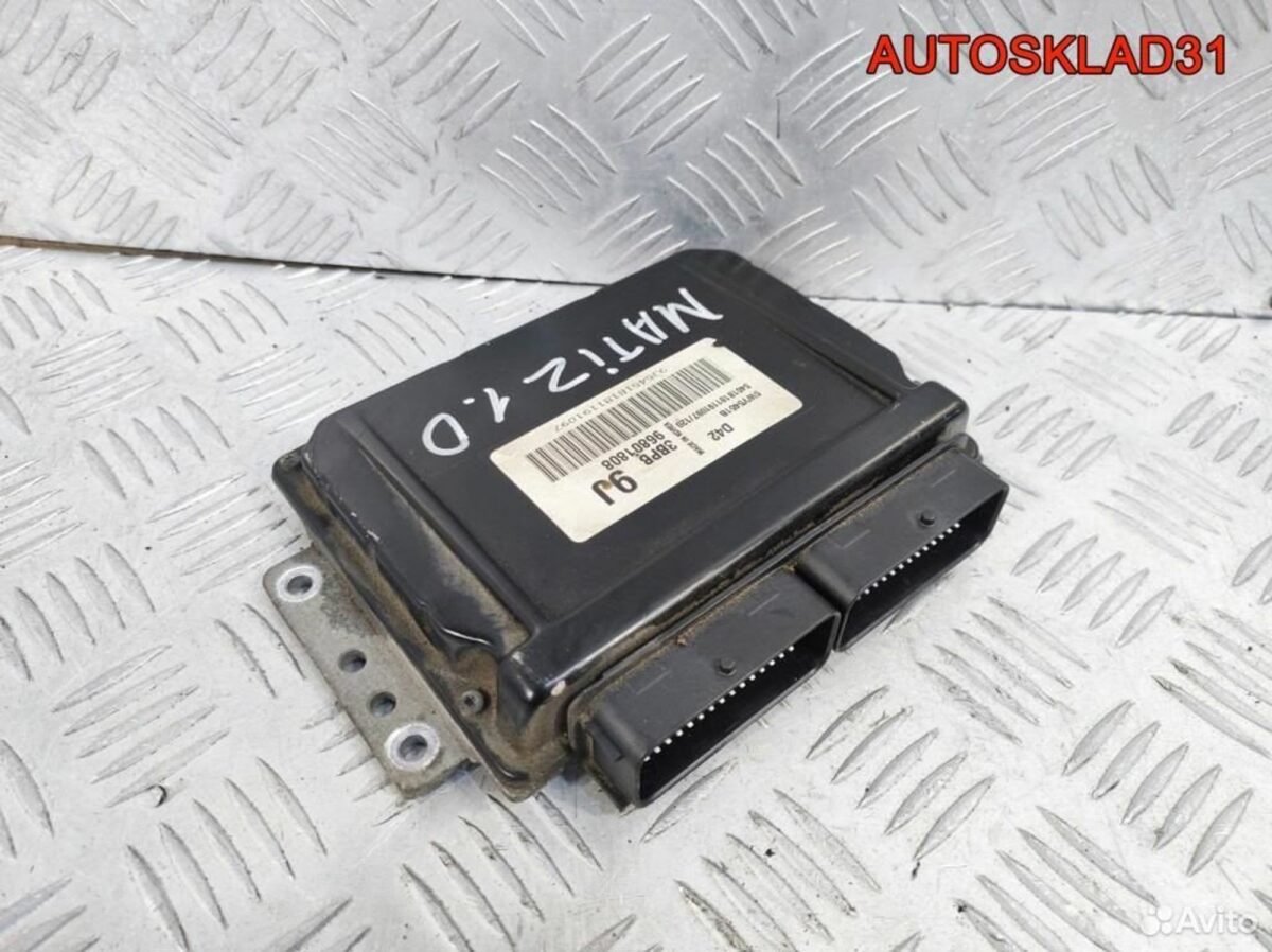 Блок эбу Daewoo Matiz B10S1 96801808 Бензин - АвтоСклад31.рф - авторазборка контрактные б/у запчасти в г. Белгород