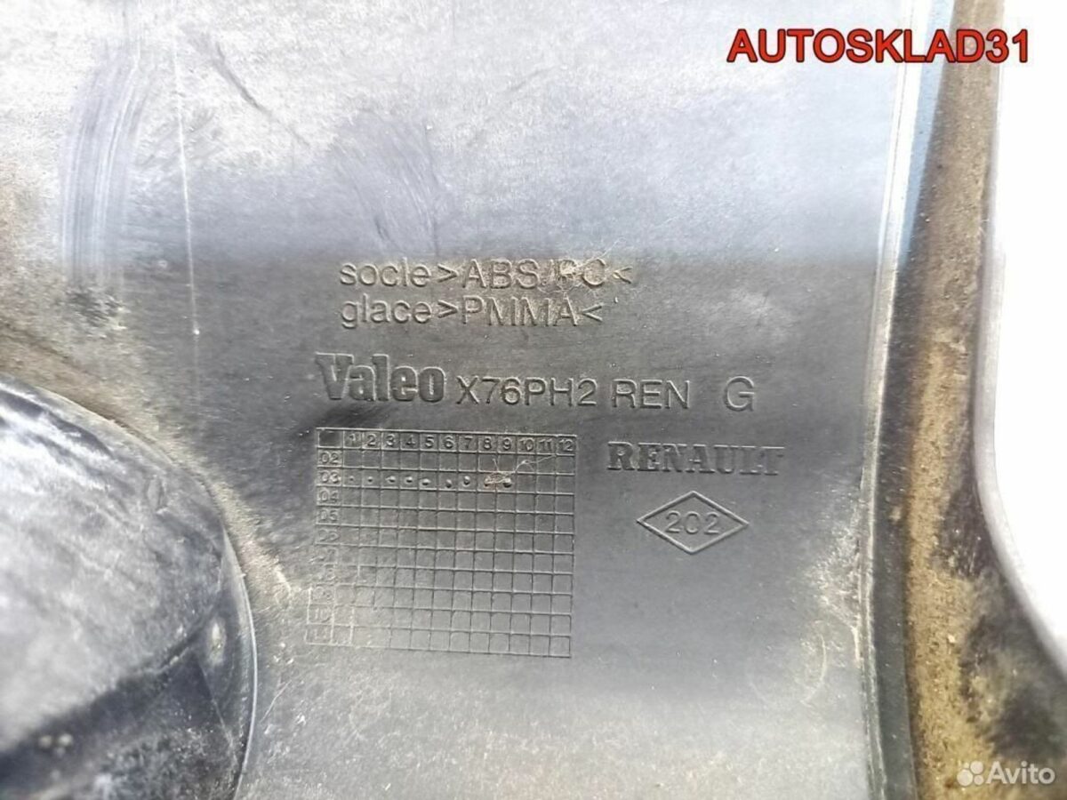 Фонарь задний левый Renault Kangoo 1 8200150623 - АвтоСклад31.рф - авторазборка контрактные б/у запчасти в г. Белгород