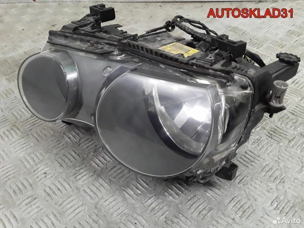 Фара левая BMW E46 Компакт 63126901969 - АвтоСклад31.рф - авторазборка контрактные б/у запчасти в г. Белгород