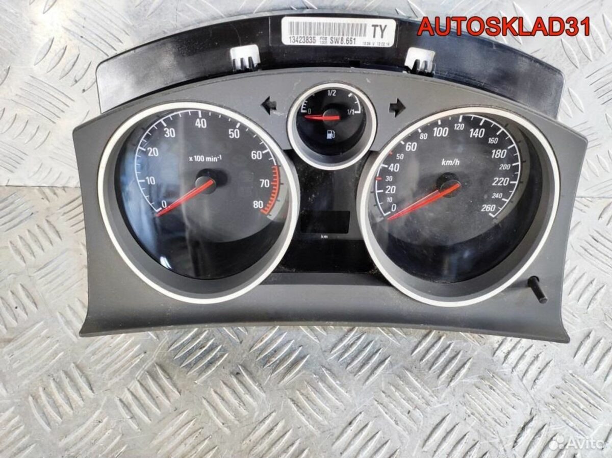 Панель приборов Ореl Zаfirа В 13423835 Бензин - АвтоСклад31.рф - авторазборка контрактные б/у запчасти в г. Белгород