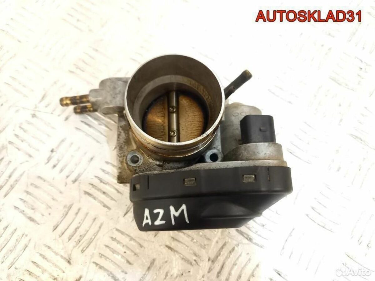 Заслонка дроссельная VW Passat B5 AZM 06B133062F - АвтоСклад31.рф - авторазборка контрактные б/у запчасти в г. Белгород