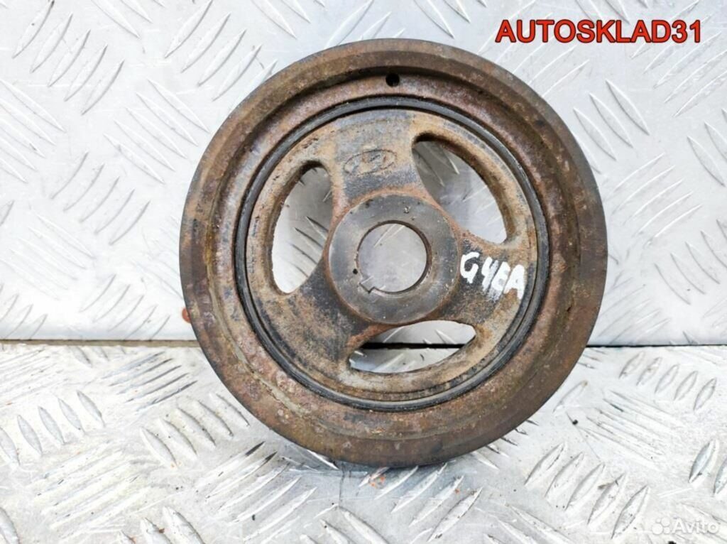 Шкив коленвала Hyundai Getz 1.3 G4EA Бензин - АвтоСклад31.рф - авторазборка контрактные б/у запчасти в г. Белгород Шкив коленвала Hyundai Getz 1.3 G4EA Бензин - АвтоСклад31.рф - авторазборка контрактные б/у запчасти в г. Белгород