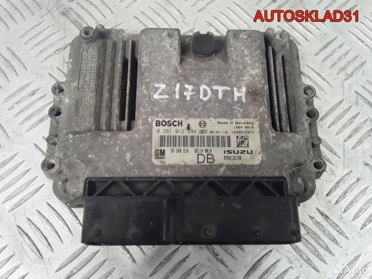 ЭБУ Opel Astra H 1.7 z17dth 55560810 - АвтоСклад31.рф - авторазборка контрактные б/у запчасти в г. Белгород