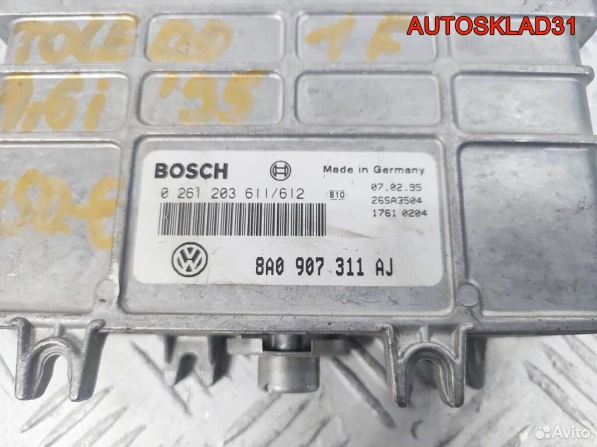 Блок эбу Seat Toledo 1 8A0907311AJ 1,6 Бензин - АвтоСклад31.рф - авторазборка контрактные б/у запчасти в г. Белгород