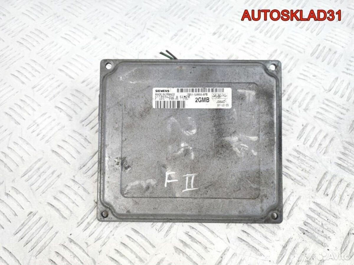 Блок эбу Ford Focus 2 1.6 7M5112A650AFB Бензин - АвтоСклад31.рф - авторазборка контрактные б/у запчасти в г. Белгород