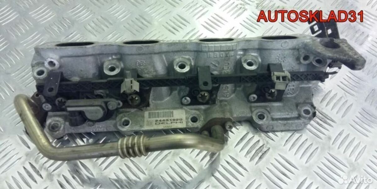 Коллектор впускной Opel Astra H z16xep 24431920 - АвтоСклад31.рф - авторазборка контрактные б/у запчасти в г. Белгород