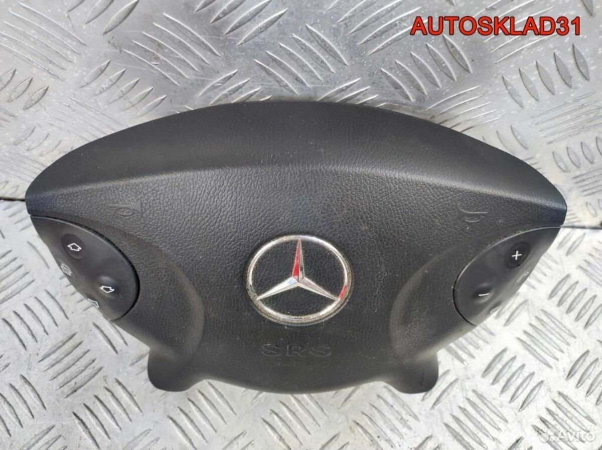 Подушка безопасности в руль Mercedes Benz W211 - АвтоСклад31.рф - авторазборка контрактные б/у запчасти в г. Белгород