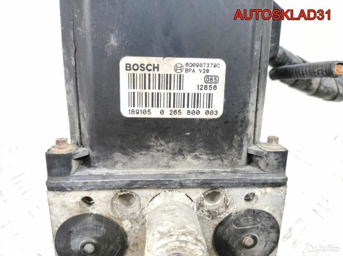 Блок ABS Skoda Fabia 6Q0614117D - АвтоСклад31.рф - авторазборка контрактные б/у запчасти в г. Белгород