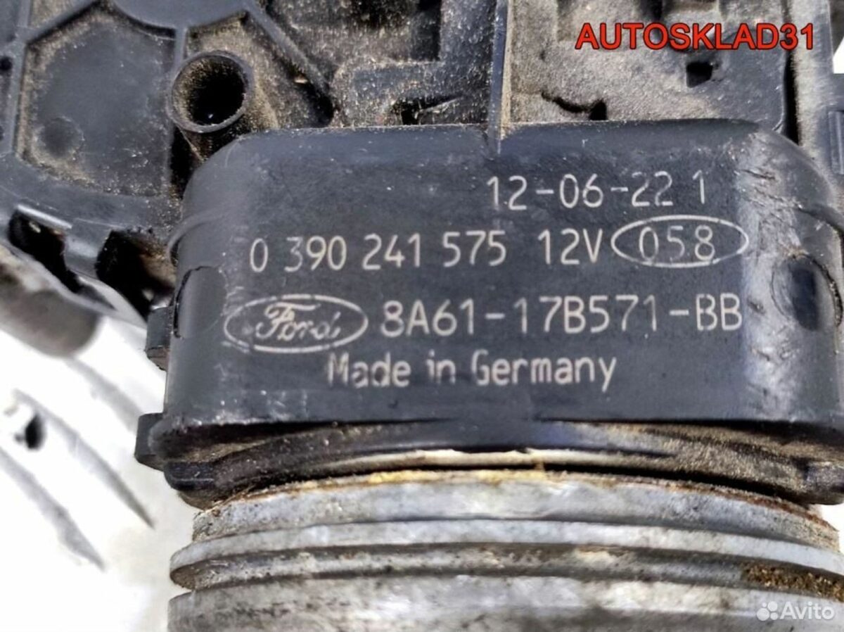 Моторчик стеклоочистителя Ford Fiesta 8A6117B571BB - АвтоСклад31.рф - авторазборка контрактные б/у запчасти в г. Белгород