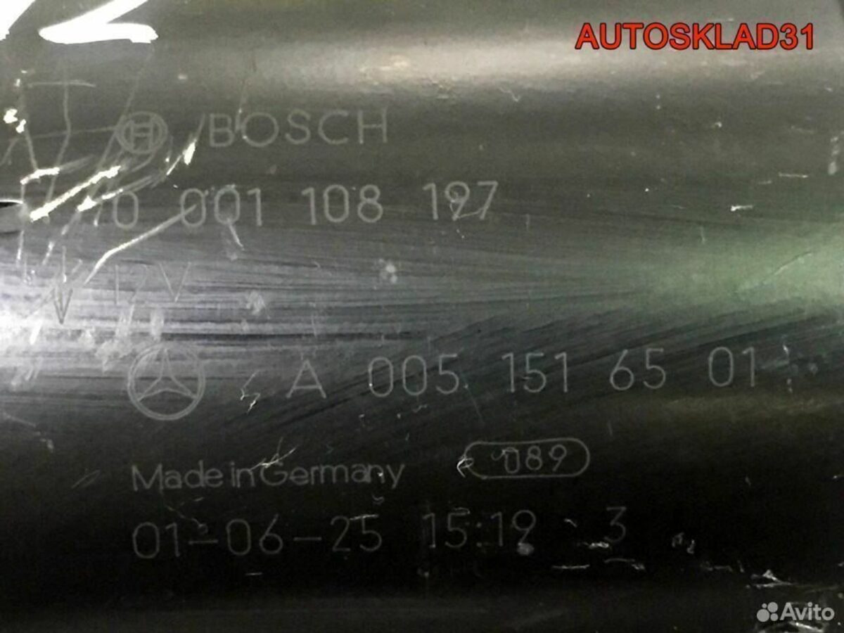Стартер Mercedes Benz W220 M112.944 A0051516501 - АвтоСклад31.рф - авторазборка контрактные б/у запчасти в г. Белгород