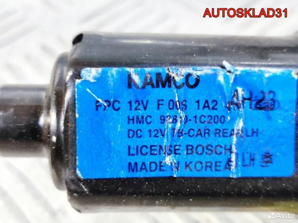 Стеклоподъемник электр. задний левый Kia Picanto - АвтоСклад31.рф - авторазборка контрактные б/у запчасти в г. Белгород