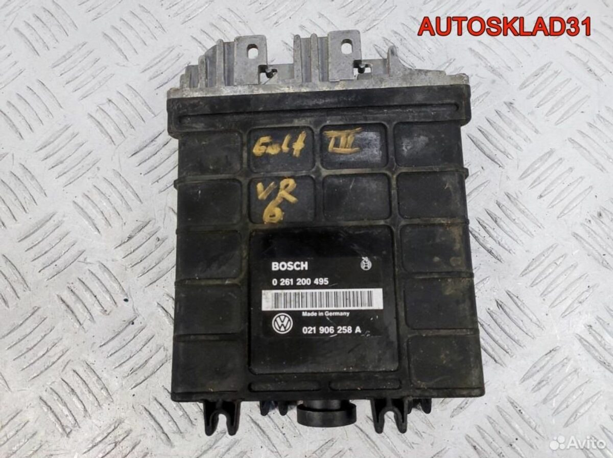 Блок эбу Volkswagen Golf 3 2,8 VR 021906258A - АвтоСклад31.рф - авторазборка контрактные б/у запчасти в г. Белгород