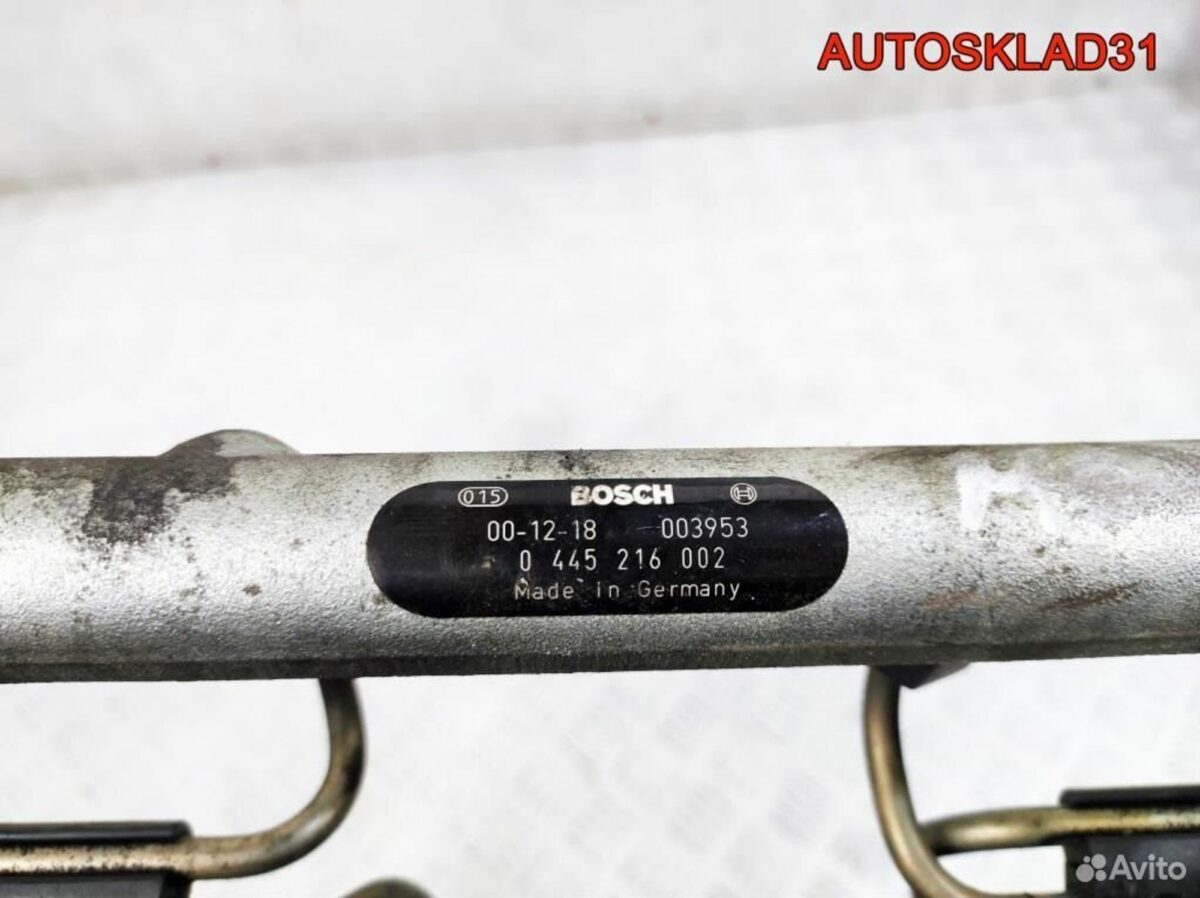Рейка топливная BMW E39 2.5 M57D25 0445216002 - АвтоСклад31.рф - авторазборка контрактные б/у запчасти в г. Белгород