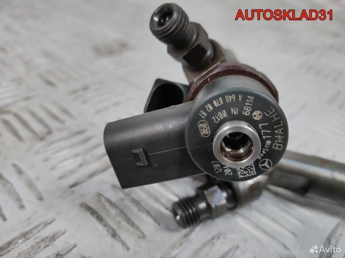 Форсунка Mercedes W211 2.2 646.963 CDI A6480700287 - АвтоСклад31.рф - авторазборка контрактные б/у запчасти в г. Белгород