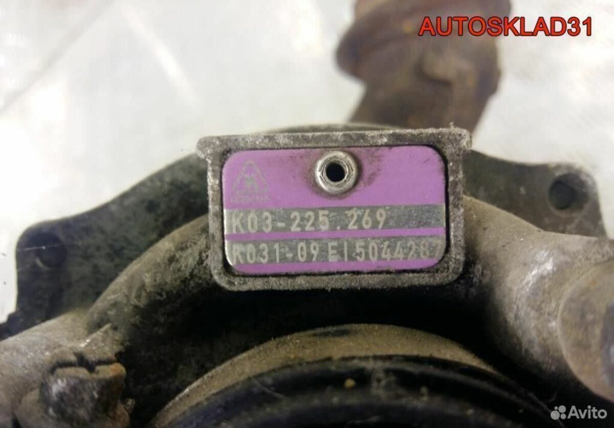 Турбина Peugeot 406 2.0 HDI K03225269 - АвтоСклад31.рф - авторазборка контрактные б/у запчасти в г. Белгород