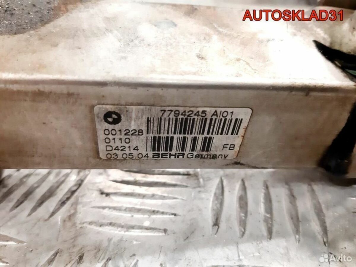 Радиатор системы EGR BMW X3 E83 2.0 M47T 7794245 - АвтоСклад31.рф - авторазборка контрактные б/у запчасти в г. Белгород