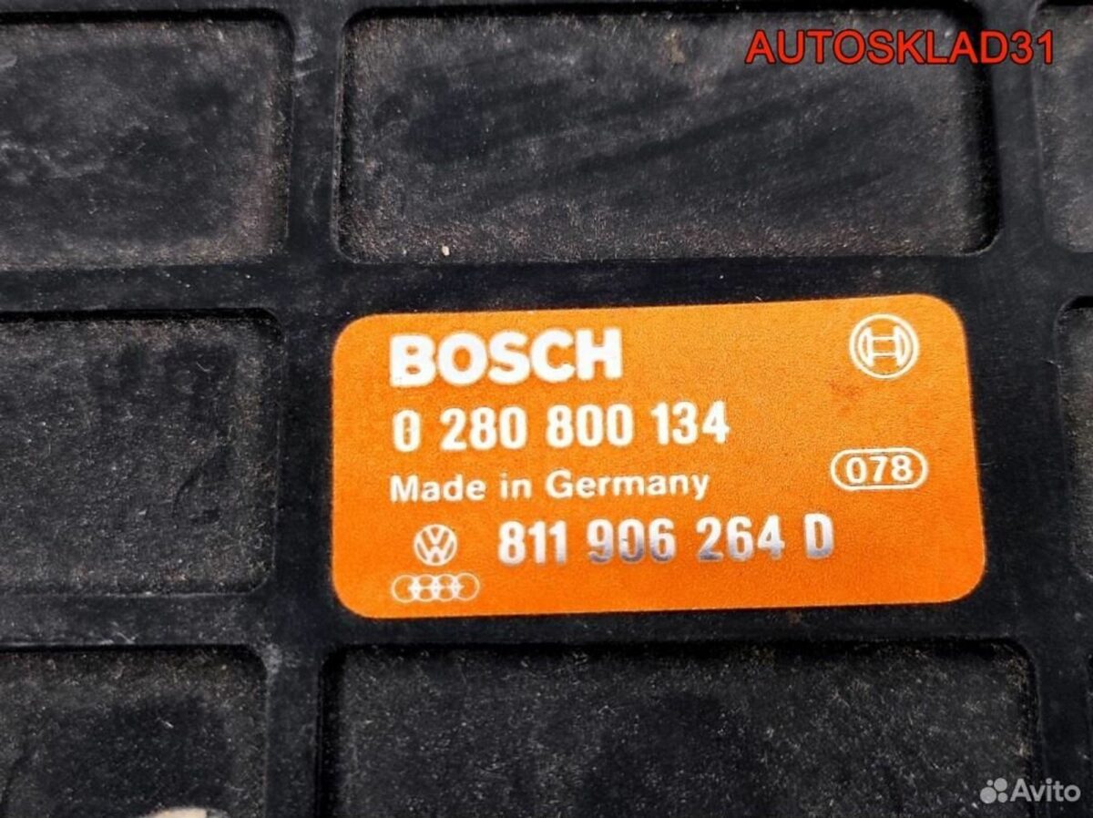 Блок эбу Audi 80/90 B3 811906264D Бензин - АвтоСклад31.рф - авторазборка контрактные б/у запчасти в г. Белгород