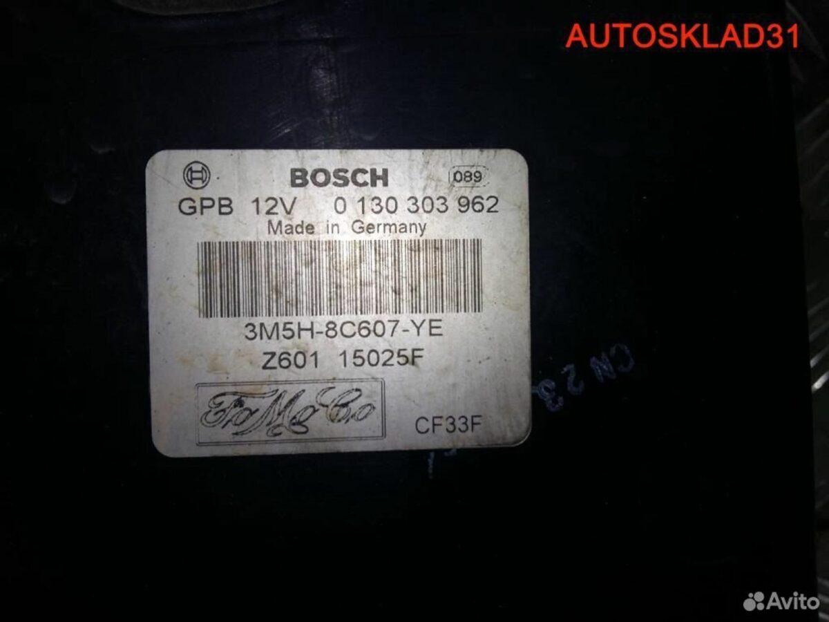 Вентилятор охлаждения Мазда 3 бк 1.6 3m5h8c607ye - АвтоСклад31.рф - авторазборка контрактные б/у запчасти в г. Белгород